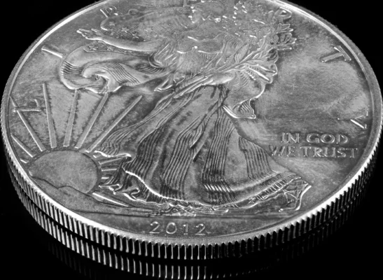 american silver eagle coin close up       utc x